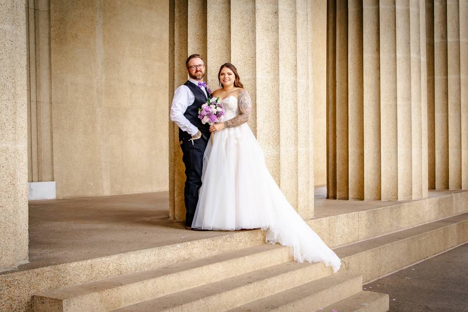 Bride and groom