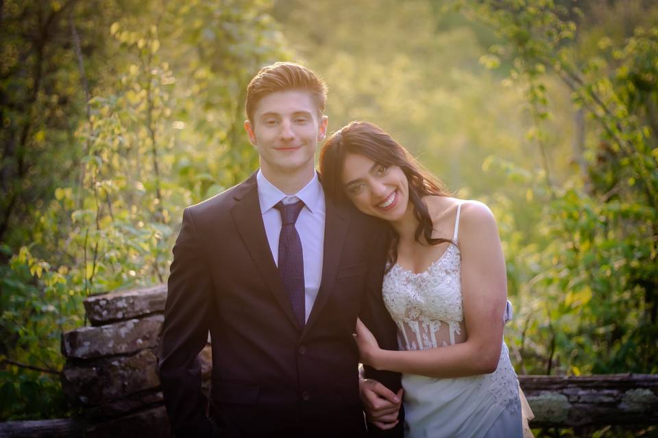 Groom and bridesmaids