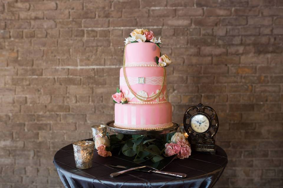 Beautiful Wedding Cake Display