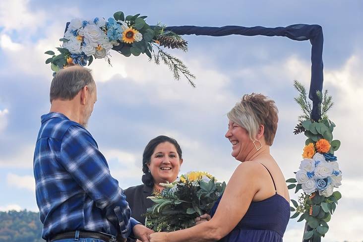 Officiating a vow renewal