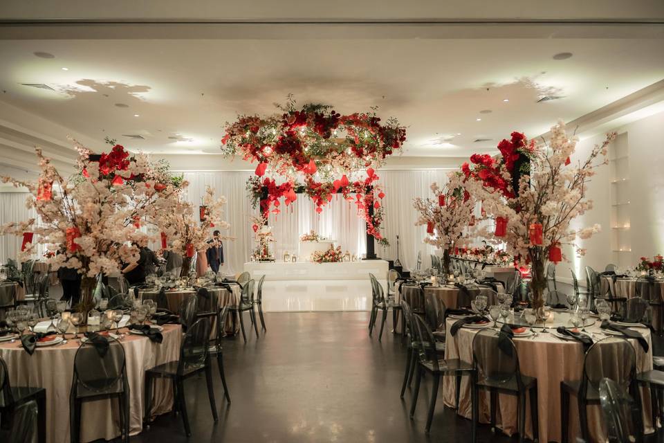 Cherry blossom reception