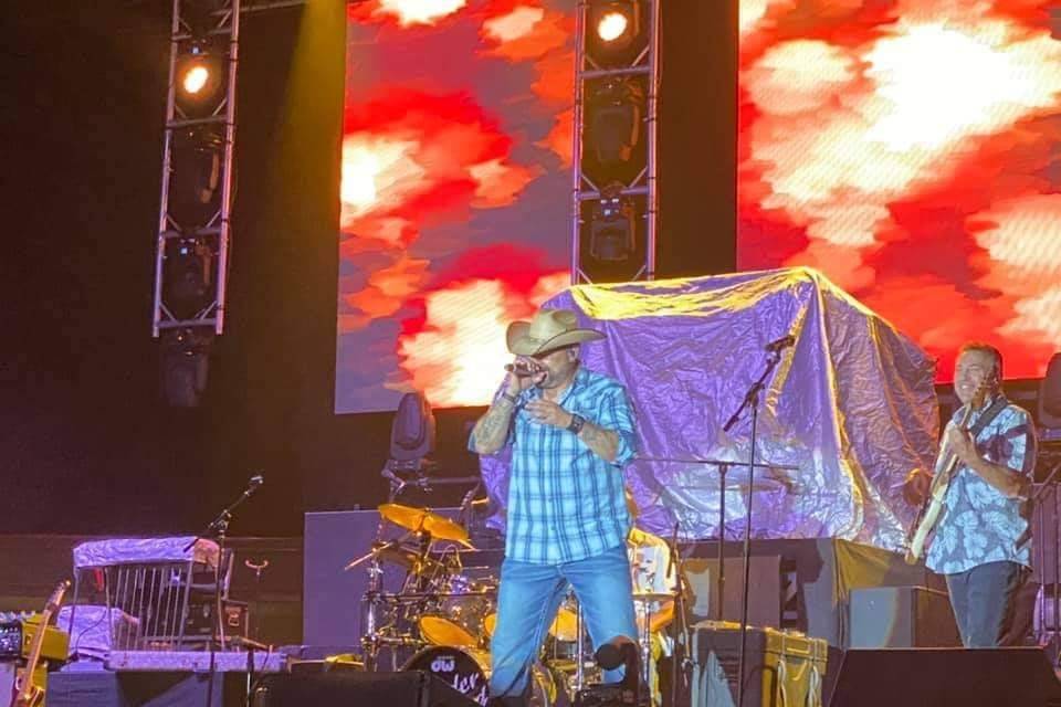 Opening for Toby Keith