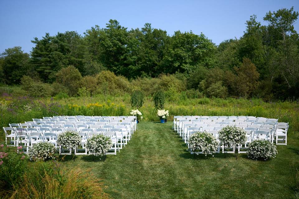 Ceremony set up
