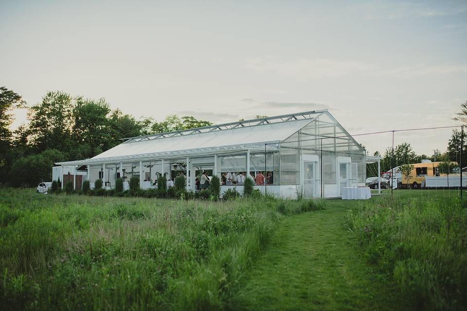 Venue from ceremony space