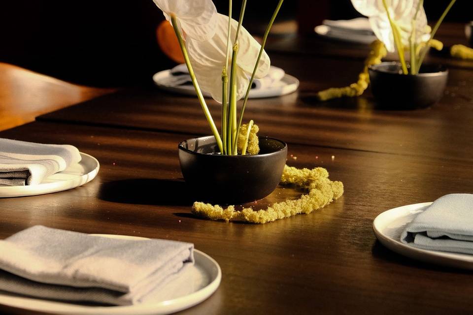 Ikebana dishes