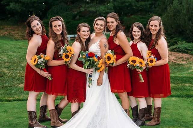 Beautiful Bridal Party