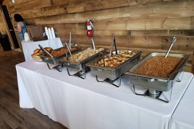 Our Buffet Line.