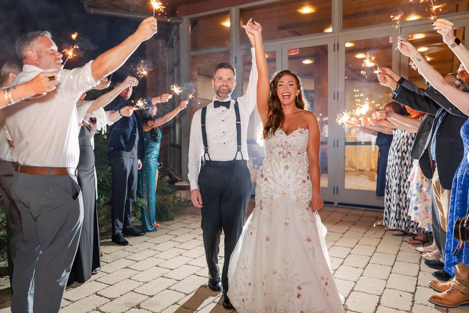 Sparkler send off