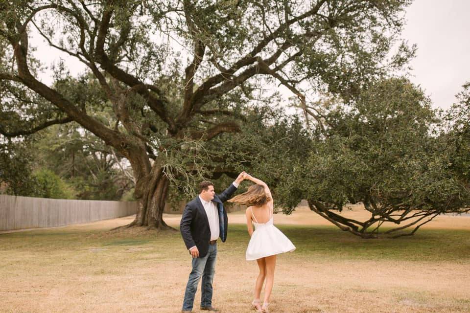 Couple dancing