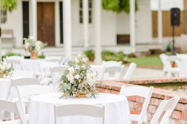 Outdoor seating area