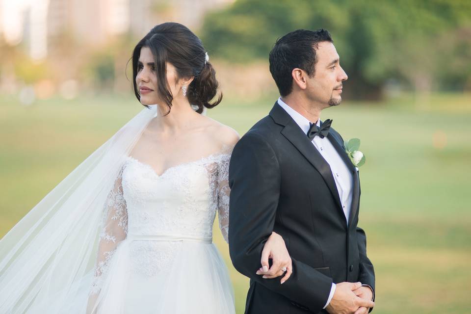 Bride and Groom Portrait.