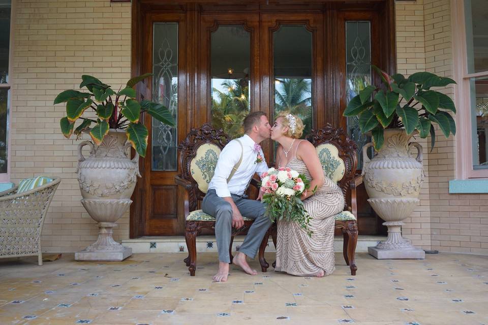 Bride and Groom. Key West.