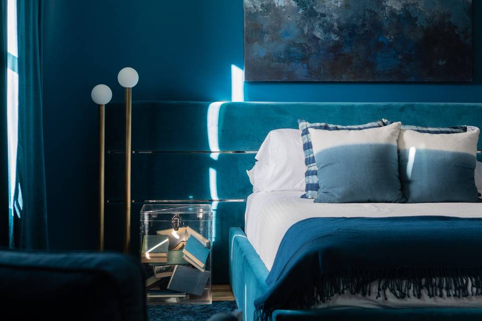 Kind of blue bedroom