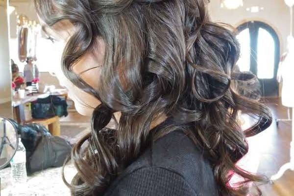 Half up do