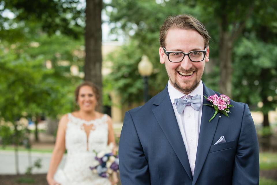 Wedding first look