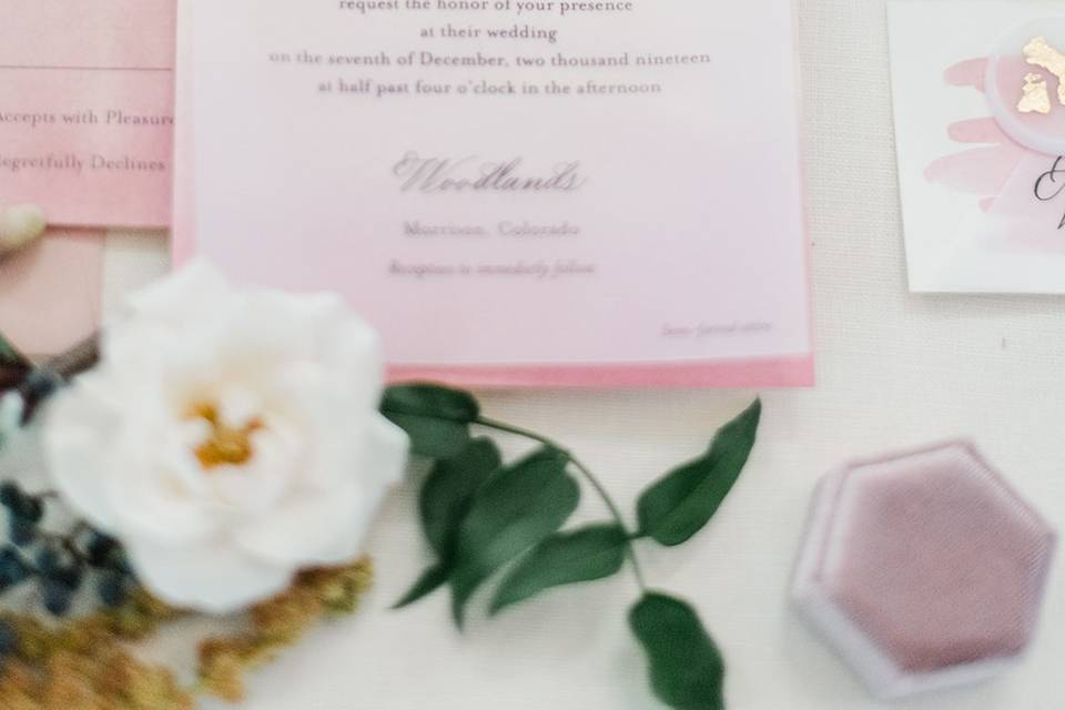 Blush Invitations