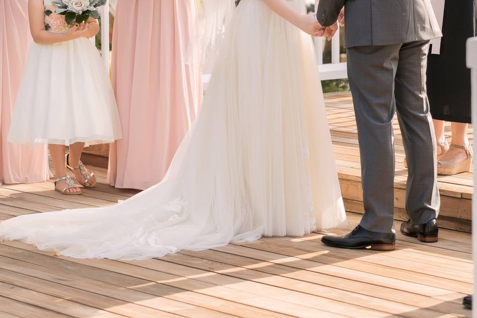 Ceremony at Boathouse