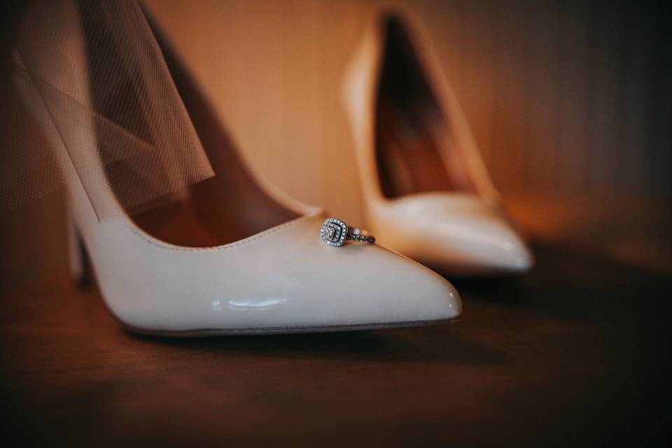 Bride's shoes