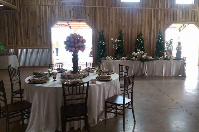 Reception setup