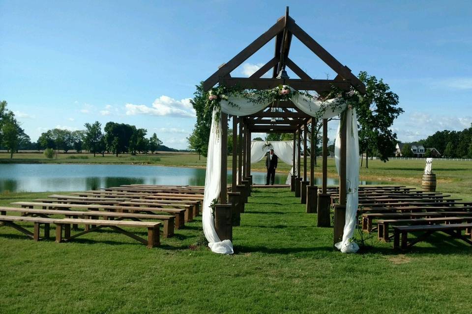 Outdoor wedding