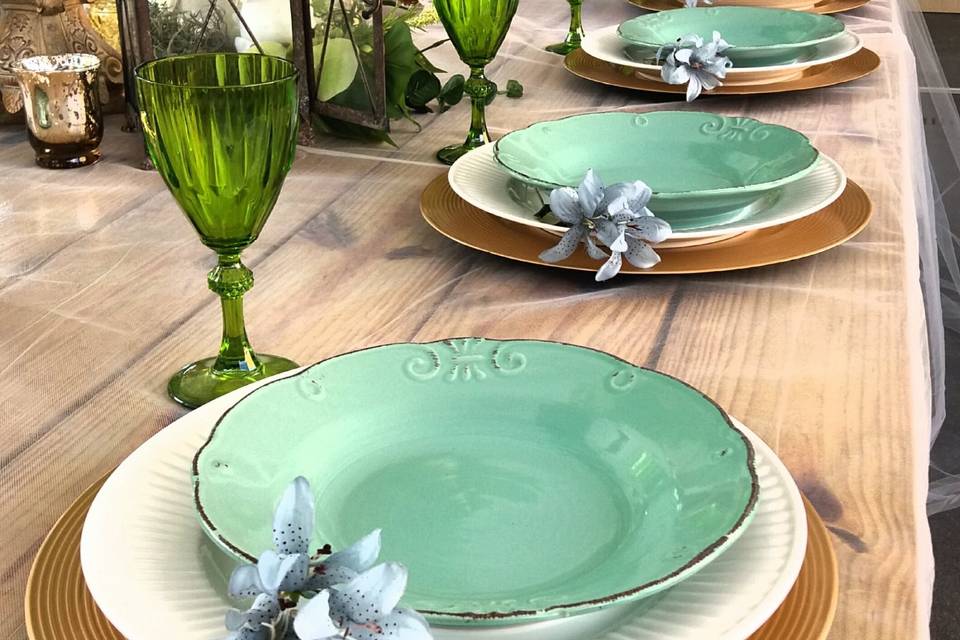 Vintage Table Setting