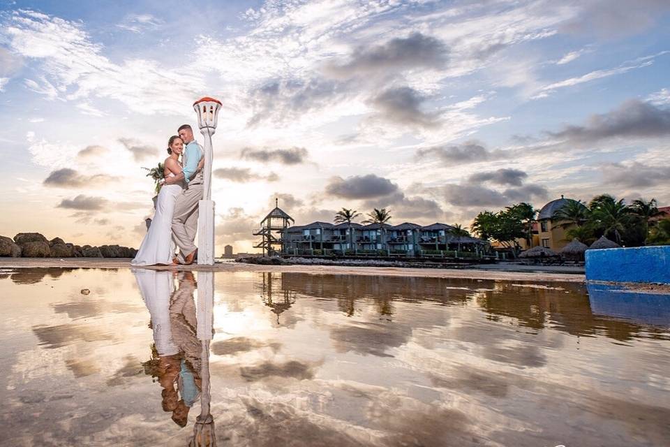 Beach Front Wedding