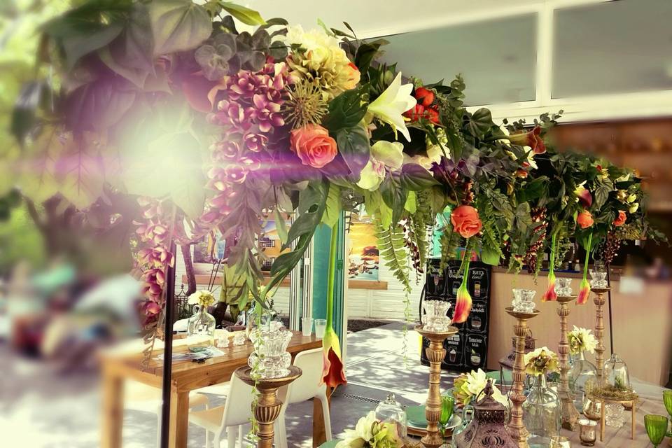 Garden Theme Bridal Table