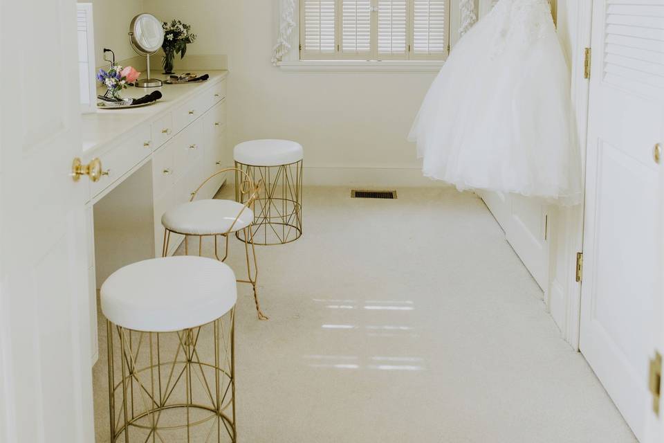 Bridal Suite Dressing Room