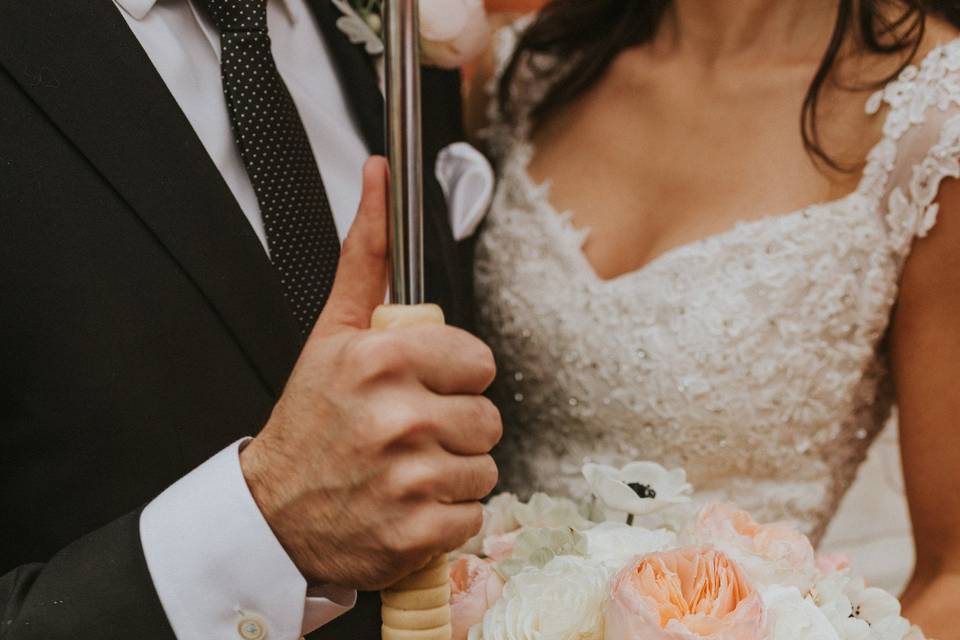 Beach wedding bouquet