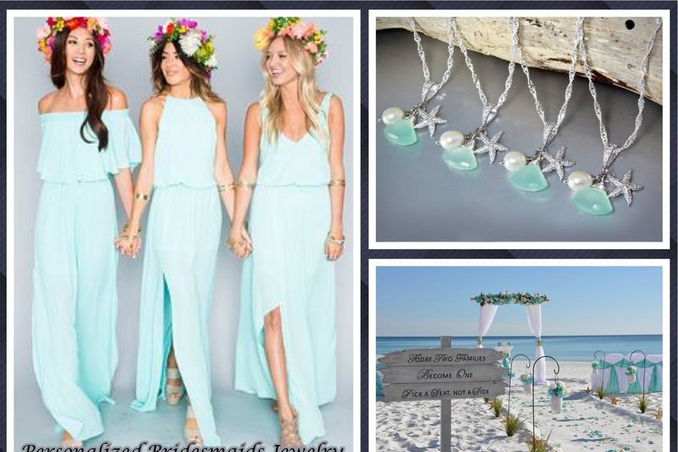 Personalized Bridesmaids Jewelry