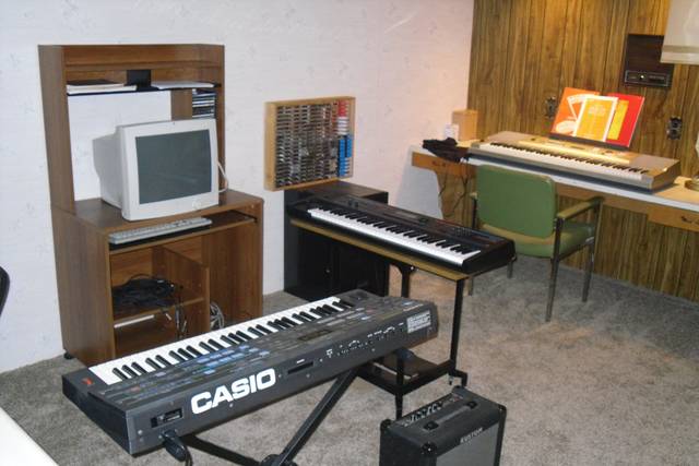 Our new music studio...