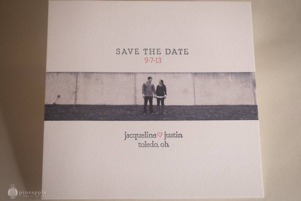 Save the Date - Jackie&Justin