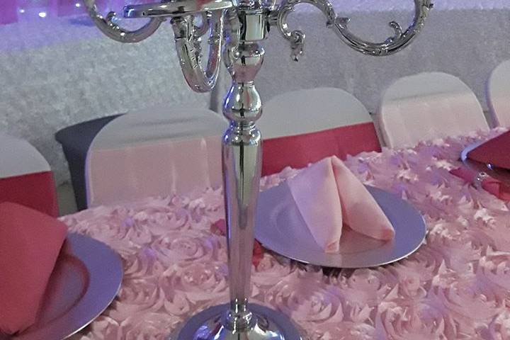 Silver centerpiece