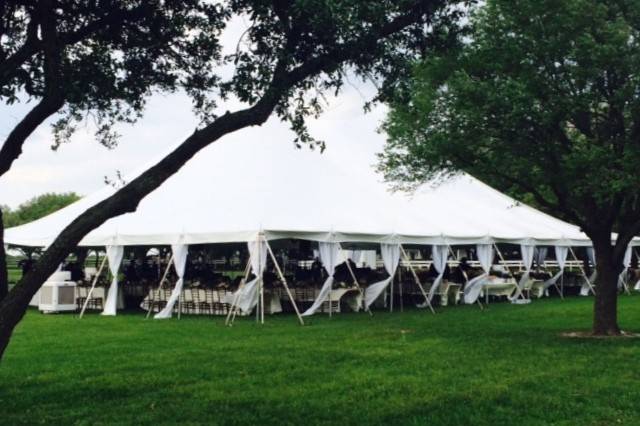 We can accomodate any size tent on our flexible locations.