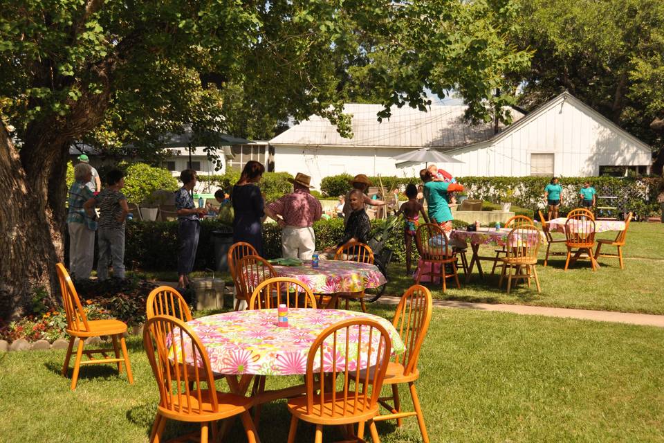 Just a snippet of another of our venues, perfect for a post wedding morning picnic, or rehearsal dinner.