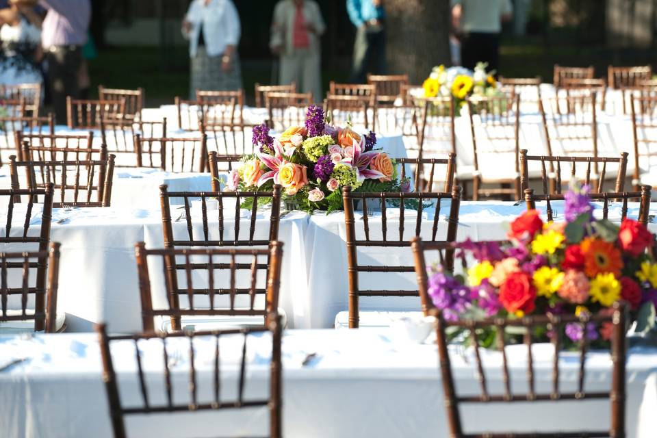 You can plan all your wedding events here, from the rehearsal dinner, to the ceremony, to the reception, to the wedding night, to the post wedding brunch!