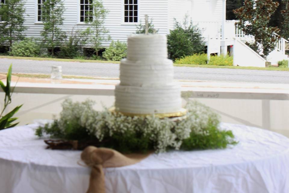 Beautiful reception backdrop