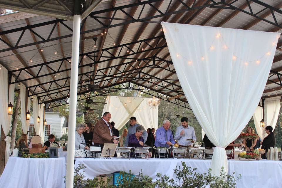 Reception in the Pavilion