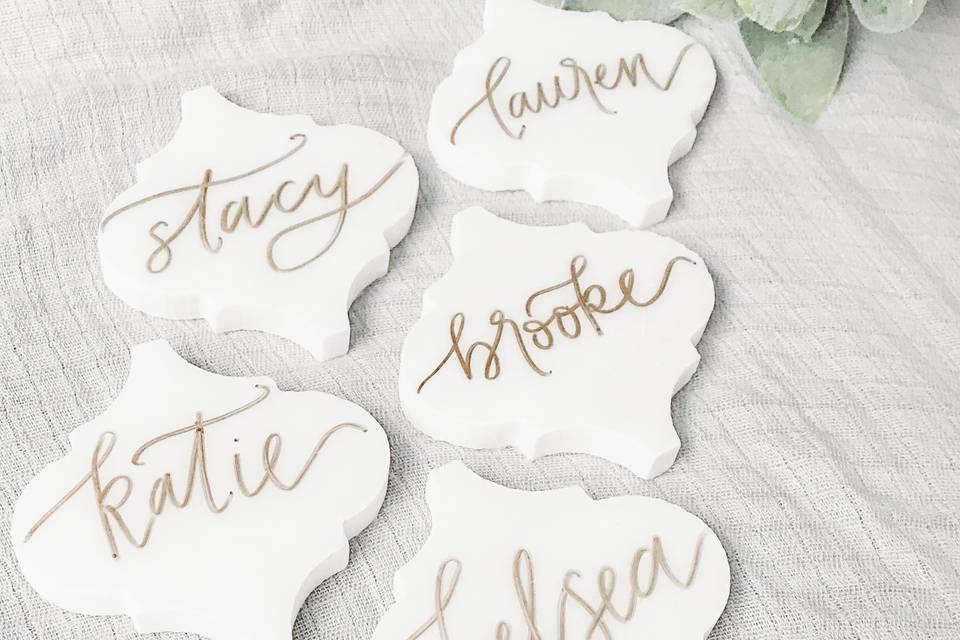 Personalized Marble Tiles