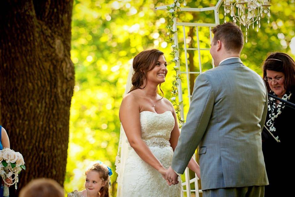 The wedding ceremony