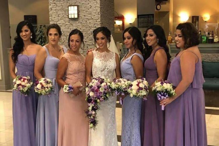 Atiana's bridal party