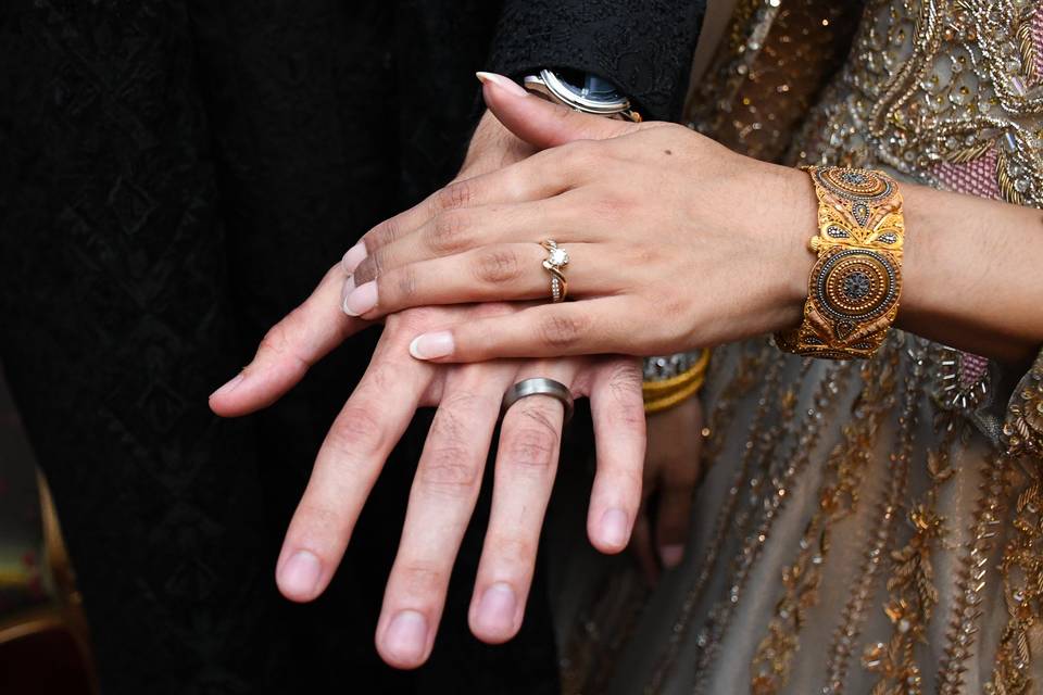 Bride and Groom Rings