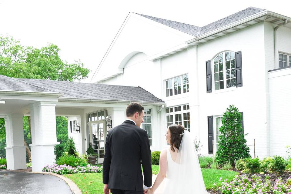 Bride and Groom Walk