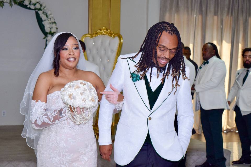 Bride and Groom after Ceremony