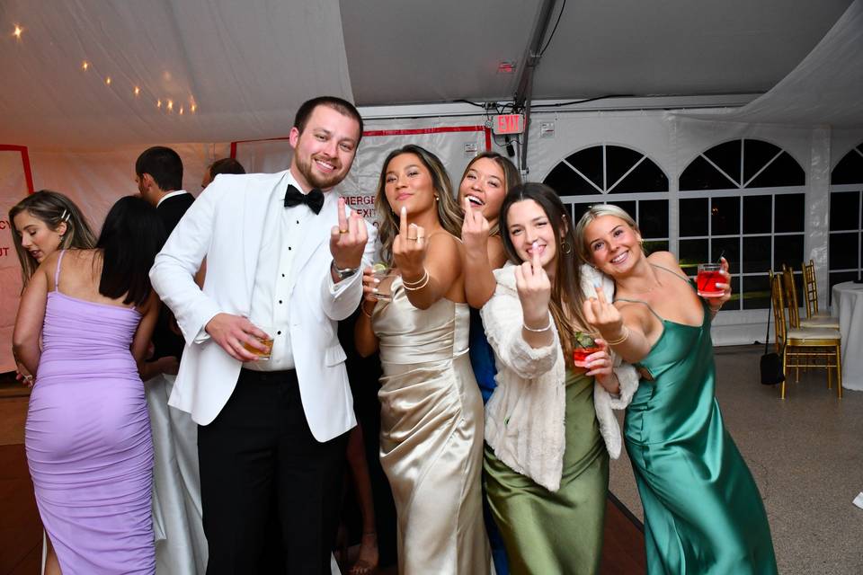 Groom and Friends