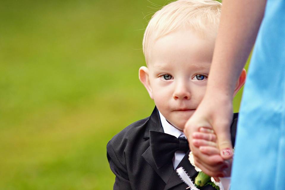 Little one at the wedding