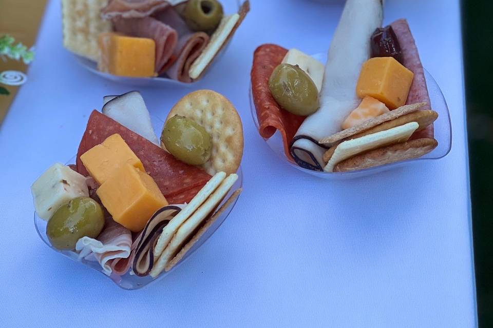 Meat, Cheese and Crackers