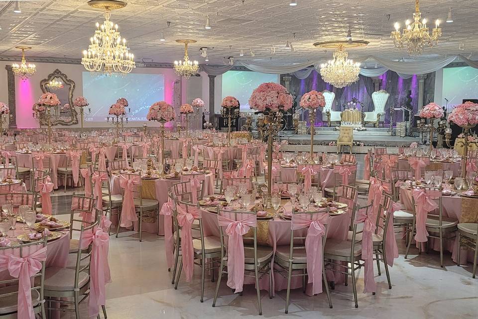 Tuscany Ballroom in Pink