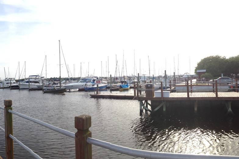 View from the MarinaSouthport Marina Lowcountry Boil Rehearsal