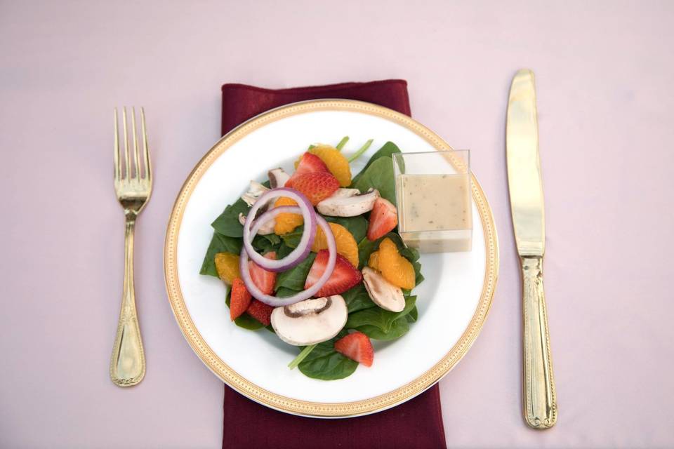 Strawberry Spinach Salad